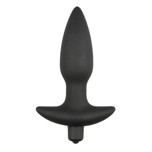 Metalen Buttplug met Zilveren Diamant - S